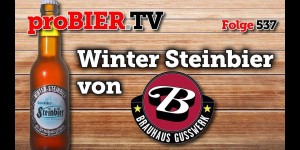 Beitragsbild des Blogbeitrags Winter Steinbier von Gusswerk | proBIER.TV – Craft Beer Review #537 [4K] 