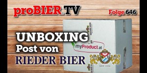 Beitragsbild des Blogbeitrags UNBOXING Post von Rieder Bier 