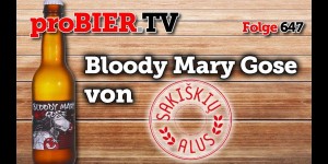 Beitragsbild des Blogbeitrags Bloody Mary Gose von Sakiškiu Alus | proBIER.TV – Craft Beer Review #647 [4K] 