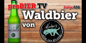 Beitragsbild des Blogbeitrags Waldbier 2017 von Kiesbye | proBIER.TV – Craft Beer Review #650 [4K] 