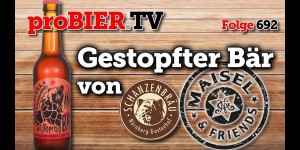 Beitragsbild des Blogbeitrags Gestopfter Bär von Maisel and Friends/Schanzenbräu | proBIER.TV – Craft Beer Review #692 [4K] 