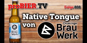 Beitragsbild des Blogbeitrags Native Tongue von Brauwerk | proBIER.TV – Craft Beer Review #808 [4K] 