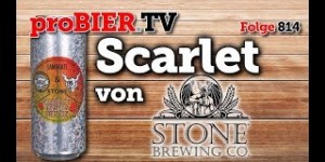 Beitragsbild des Blogbeitrags Scarlet Hibiscus Ale von Stone Brewing | proBIER.TV – Craft Beer Review #814 [4K] 