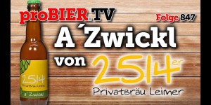 Beitragsbild des Blogbeitrags A´Zwickl von 2514 | proBIER.TV – Craft Beer Review #846 [4K] 