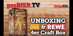 Beitragsbild des Blogbeitrags UNBOXING REWE 4er Kalea Craft Box | proBIER.TV – Craft Beer Review #856 [4K] 