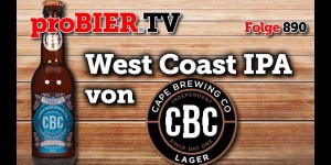 Beitragsbild des Blogbeitrags West Coast IPA von Cape Brewing Company | proBIER.TV – Craft Beer Review #890 [4K] 