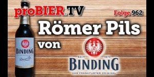 Beitragsbild des Blogbeitrags Römer Pils von Binding | proBIER.TV – Craft Beer Review #962 [4K] 