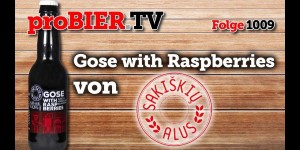 Beitragsbild des Blogbeitrags Gose with Raspberries from Sakiskiu Ales | proBIER.TV – Craft Beer Review #1009 [4K] 