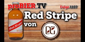 Beitragsbild des Blogbeitrags Red Stripe Lager von Desnoes & Geddes | proBIER.TV – Craft Beer Review #1107 [4K] 