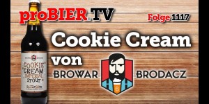 Beitragsbild des Blogbeitrags Cookie Cream Imperial Stout von Browar Brodacz | proBIER.TV – Craft Beer Review #1117 [4K] 