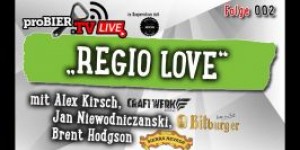 Beitragsbild des Blogbeitrags Regio Love – proBIER.TV – Live Talk 