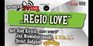 Beitragsbild des Blogbeitrags Regio Love – proBIER.TV – Live Talk