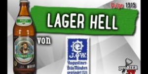 Beitragsbild des Blogbeitrags Lagerbier Hell von Augustiner München | Craft Bier Verkostung #1315 