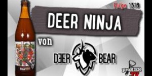 Beitragsbild des Blogbeitrags Deer Ninja von Deer Bear | Craft Bier Verkostung #1318 