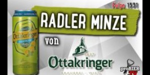 Beitragsbild des Blogbeitrags Radler Zitrone Minze AF von Ottakringer | Craft Bier Verkostung #1333 