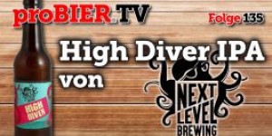 Beitragsbild des Blogbeitrags proBIER.TV – High Diver von Next Level Brewing | #135