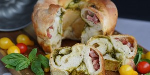 Beitragsbild des Blogbeitrags pikanter Jausn-Gugl