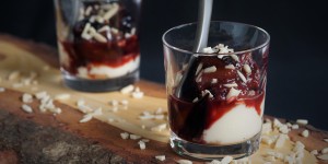 Beitragsbild des Blogbeitrags Zwetschgenröster mit Vanillepudding 