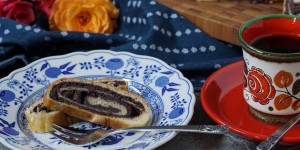 Beitragsbild des Blogbeitrags Mohnstrudel – vegane Variante