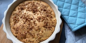 Beitragsbild des Blogbeitrags einfacher Apfelkuchen