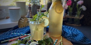Beitragsbild des Blogbeitrags Kräuterlimonade selber machen