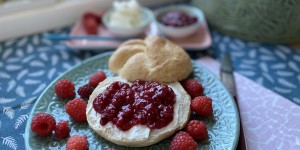 Beitragsbild des Blogbeitrags Himbeermarmelade 