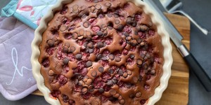 Beitragsbild des Blogbeitrags Schoko-Kirsch-Kuchen