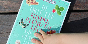 Beitragsbild des Blogbeitrags Geschenktipp für Weihnachten: Familien-Momente verschenken mit dem Buch „111 Orte für Kinder in und um Linz“ 