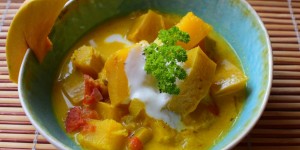 Beitragsbild des Blogbeitrags Kürbiscurry 