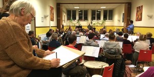 Beitragsbild des Blogbeitrags Sketchen bei der Orchesterprobe 