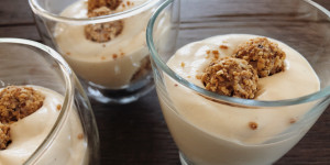 Beitragsbild des Blogbeitrags Dessert im Glas: Kaffeecreme mit Giotto