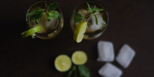 Beitragsbild des Blogbeitrags Sirup aus frischer Minze