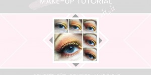 Beitragsbild des Blogbeitrags TUTORIAL | Schlupflider schminken: Easy Sunrise-Look 