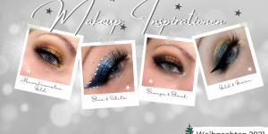 Beitragsbild des Blogbeitrags Make-up Inspirationen für Weihnachten 2021