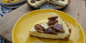 Beitragsbild des Blogbeitrags Pecan Cheesecake Tart