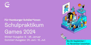 Beitragsbild des Blogbeitrags Einblicke in den Traumberuf: „Schulpraktikum Games“ wird 2024 mit zwei Durchgängen fortgesetzt 