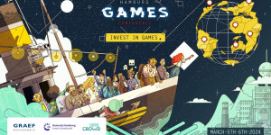 Beitragsbild des Blogbeitrags Hamburg Games Conference setzt 2024 mit Leitthema „Invest in Games“ auf starken Business-Fokus 