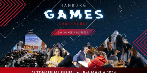 Beitragsbild des Blogbeitrags Gaming Meets Business – Hamburg Games Conference 2024 brachte die Games-Branche zusammen