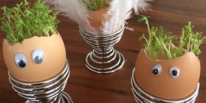 Beitragsbild des Blogbeitrags Kressemännchen – eine tolle Osteridee!!
