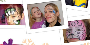 Beitragsbild des Blogbeitrags 22. Dezember-Kinderschminken mit Antje