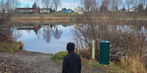 Beitragsbild des Blogbeitrags Das „Bruggerloch“ mit dem „naturpark am alten Rhein“