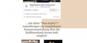 Beitragsbild des Blogbeitrags Nina backts bei 