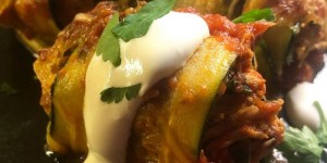 Beitragsbild des Blogbeitrags Involtini di zucchine ripieni 