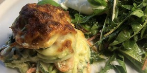 Beitragsbild des Blogbeitrags Überbackene Karotten-Zucchini-Nester 