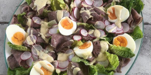Beitragsbild des Blogbeitrags Roastbeefsalat