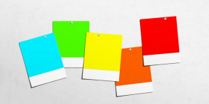 Beitragsbild des Blogbeitrags Screaming Colours: warum zu grelle Farben deinem Business selten Gutes tun