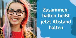 Beitragsbild des Blogbeitrags #Zusammen gegen Corona - Postkarten versenden über MyPostcard App