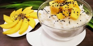 Beitragsbild des Blogbeitrags Yummy Thailand – Mango Sticky Rice 