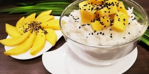 Beitragsbild des Blogbeitrags Yummy Thailand – Mango Sticky Rice