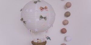 Beitragsbild des Blogbeitrags Hochzeits-Heißluftballon basteln 
